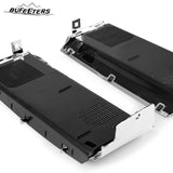 BUFEETERS  Side Fender Vent Fit For 2002 2003 2004 2005 2006 2007 2008 2009 2010 Land Rover Range Rover L322,Chrome&Black
