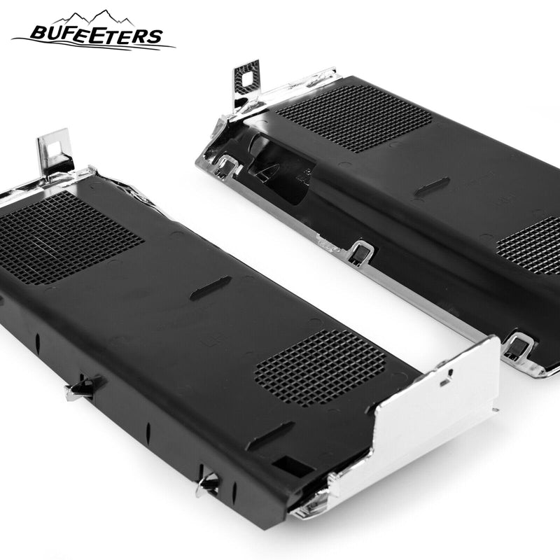 BUFEETERS  Side Fender Vent Fit For 2002 2003 2004 2005 2006 2007 2008 2009 2010 Land Rover Range Rover L322,Chrome&Black