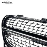 BUFEETERS  Front Bumper Upper Grille Fit For 2018 2019 2020 Mercedes Benz GLA-Class X156,Diamond Style,Silver
