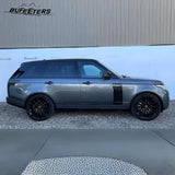 BUFEETERS  Front Grille Mesh Side Vent Body Trim Fit For 2014 2015 2016 2017 Land Rover Range Rover,Mesh Style,Gloss Black