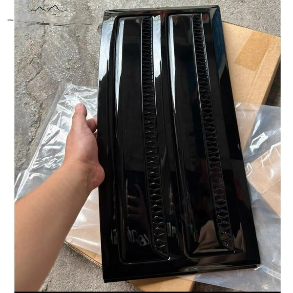 BUFEETERS Door Side Fender Vent Molding Cover Trim Fit For 2013-2022 Land Rover Range Rover Vogue L405,SVO Style,Gloss Black