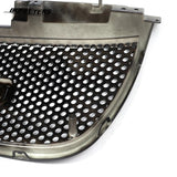 BUFEETERS Front Upper Grille Round Hole Mesh Fit For 2007 2008 2009 2010 2011 2012 2013 2014 GMC Yukon/Yukon XL,Denali Style,Gloss Black