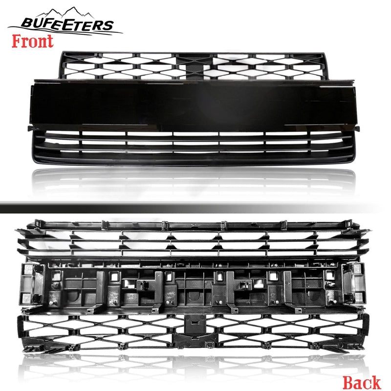 BUFEETERS  14PCS Front Bumper Grille Assembly Body Kits Fit For 2014 2015 2016 2017 2018 2019 Toyota 4Runner Limited,Factory Style,Black