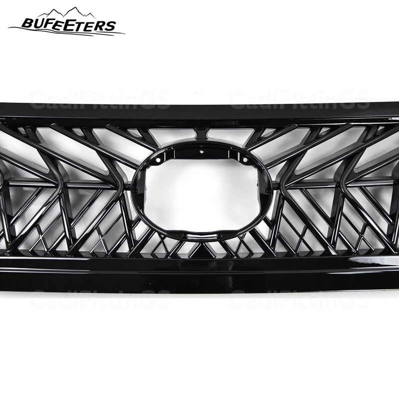 BUFEETERS Front Upper Grille Fit For 2003 2004 2005 2006 2007 2008 2009 Lexus Gx470 Sport F-sport New Us Stock,Mesh Style,Gloss Black