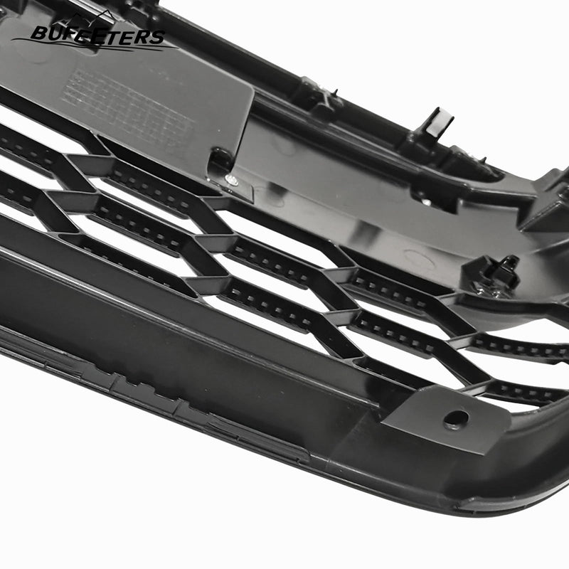 BUFEETERS Front Upper Grille Assembly Fit For 2020 2021 2022 Honda CR-V CRV,Honeycomb Style,Gloss Black