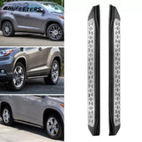BUFEETERS  Side Step Running Board Nerf Bar Fit For 2014 2015 2016 2017 2018 2019 Toyota Highlander,Factory Style,Black&Silver
