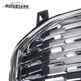 BUFEETERS  Front Upper Grille Assembly Chrome Fit For 2018 2019 2020 2021 GMC Terrain,Denali Style