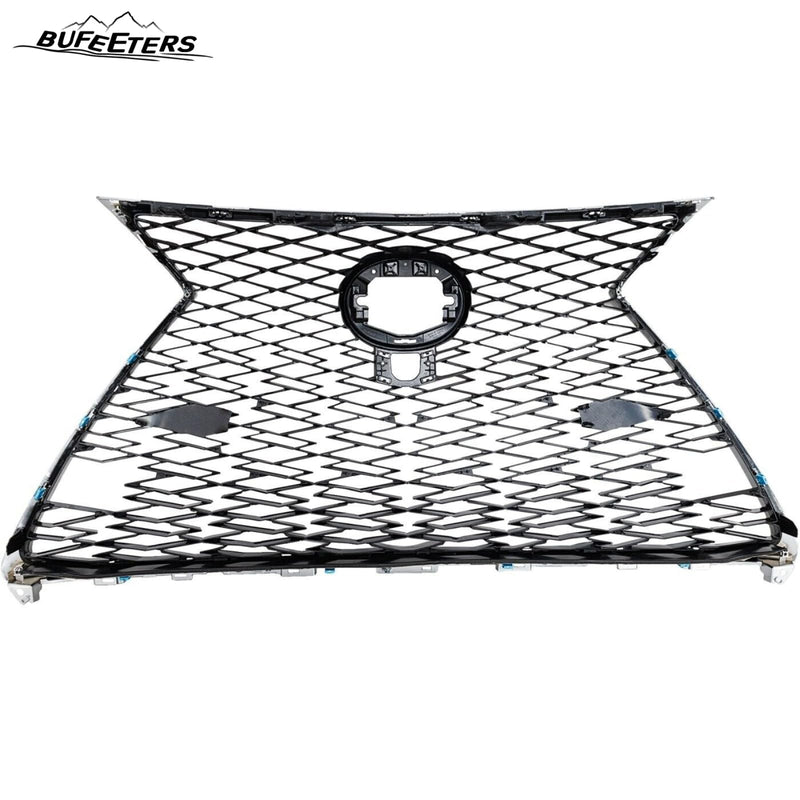 BUFEETERS  Front Bumper Grille Assembly Fit For 2018 2019 Lexus NX300 F Sport,Honeycomb Style,Painted Dark Gray Shell and Insert
