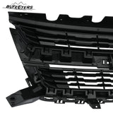 BUFEETERS Front Bumper Upper Grille Fit For 2015 2016 2017 2018 2019 2020 Chevrolet Colorado,Mesh Style,Gloss Black