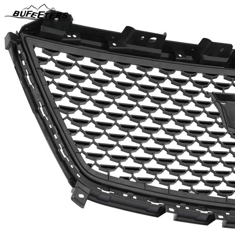 BUFEETERS   Front Bumper Upper Grille Fit For 2016 2017 2018 2019 2020 2021 2022 2023 Cadillac XT5,Black Diamond Style