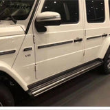 BUFEETERS Side Step Running Board Nerf Bar Fit For 2019 2020 2021 2022 2023 2024 2025 Mercedes Benz G-Class 500 550 W463,Black&Silver