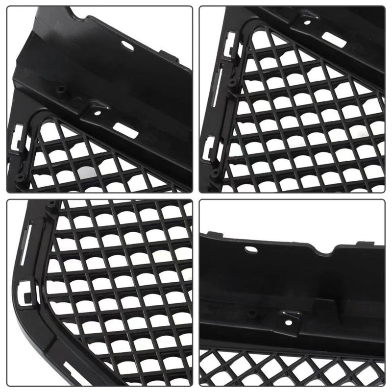BUFEETERS  Front Bumper Hood Grille  Black Fit For 2014 2015 2016 2017 2018 2019 Cadillac CTS Sedan B Style