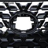 BUFEETERS Front Upper Grille Luxury Grill Fit For 2014 2015 2016 2017 2018 2019 2020 2021 2022 LEXUS GX460,Factory Style,Gloss Black