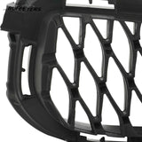 BUFEETERS  2PCS Front Bumper Grille Driver & Passenger Side Fit For 2019 2020 2021 2022 2023 INFINITI QX50,Mesh Style,Black