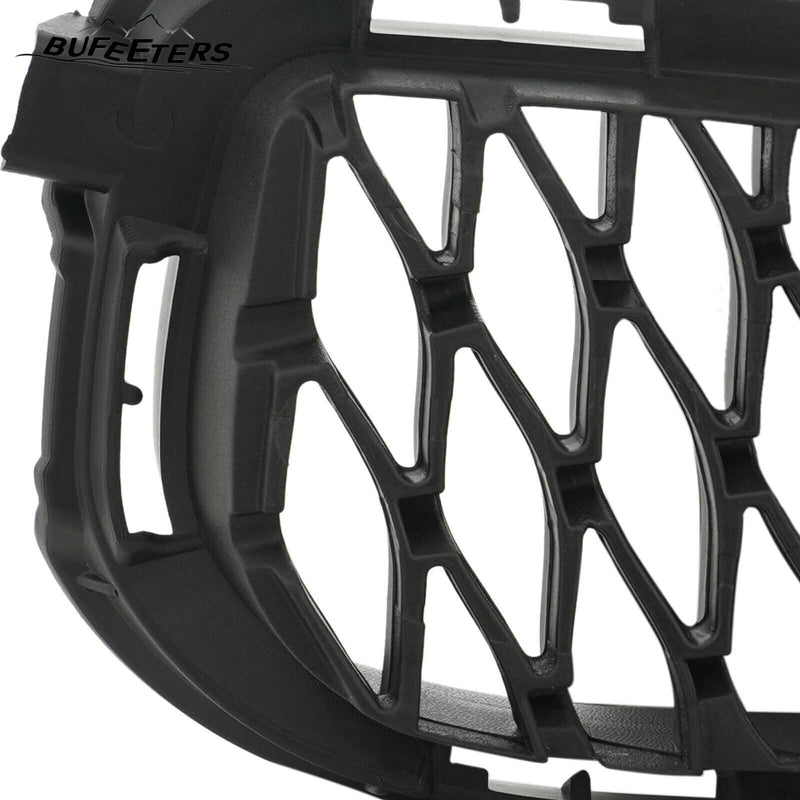 BUFEETERS  2PCS Front Bumper Grille Driver & Passenger Side Fit For 2019 2020 2021 2022 2023 INFINITI QX50,Mesh Style,Black