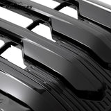BUFEETERS Front Bumper Upper Grille Fit For 2022 2023 2024 Chevy Silverado 1500 High Country,Horizontal Billet Style,Gloss Black
