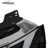 BUFEETERS  Front Bumper Upper Grille Fit For 2022 2023 Chevy Chevrolet Traverse,Horizontal Billet Style,Chrome&Black