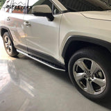 BUFEETERS  Side Step Running Board Nerf Bar Fit For 2019 2020 2021 2022 2023 2024 Toyota RAV4,Black&Silver
