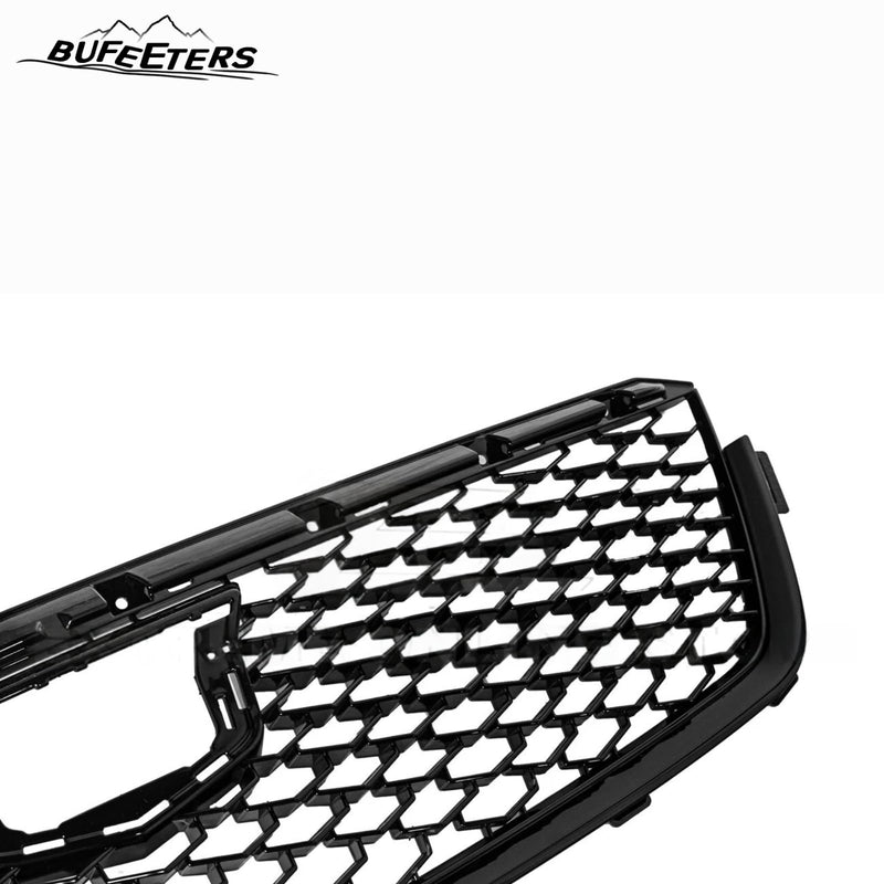 BUFEETERS  Front Bumper Upper Grille Cover Fit For 2020 2021 2022 2023 2024 Cadillac CT4,CT4-V Blackwing Style,Gloss Black