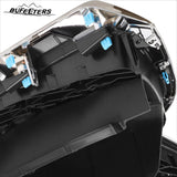 BUFEETERS  Front Upper Grille Without Camera Hole Fit For 2020 2021 2022 Lexus RX350 RX450h RX450hL F Sport,Factory Style,Chrome&Black