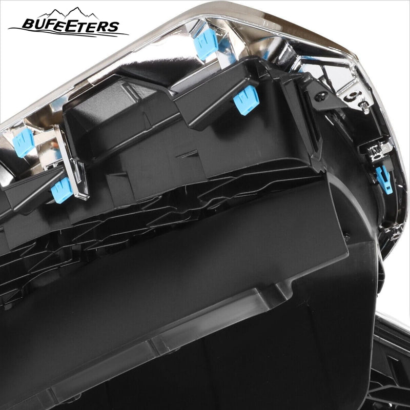 BUFEETERS  Front Upper Grille Without Camera Hole Fit For 2020 2021 2022 Lexus RX350 RX450h RX450hL F Sport,Factory Style,Chrome&Black