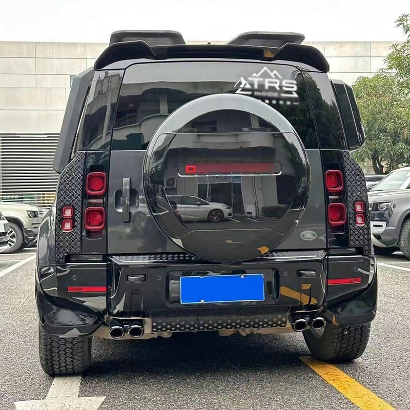 BUFEETERS Rear Tail Spoiler Rear Wing Fit For 2020 2021 2022 2023 2024 Defender 90 110 130,Gloss Black