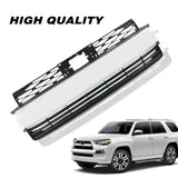 BUFEETERS Front Bumper Lower Grille With Chrome Tirm Fit For 2021 2022 2023 Toyota 4Runner Limited,Factory Style,Chrome&Black