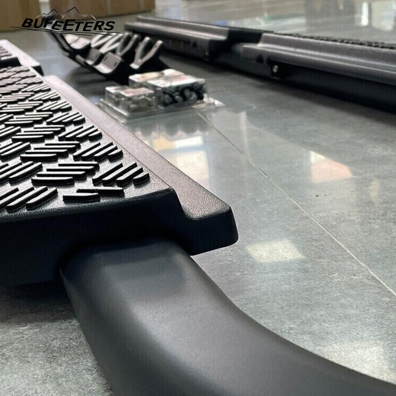 BUFEETERS Side Step Running Board Nerf Bar Fit For 2022 2023 2024 Land Rover Defender 130 4Door,Black