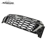 BUFEETERS  Front Bumper Upper Grille Fit For 2022 2023 Chevy Chevrolet Traverse,Honeycomb Style,Chrome&Black