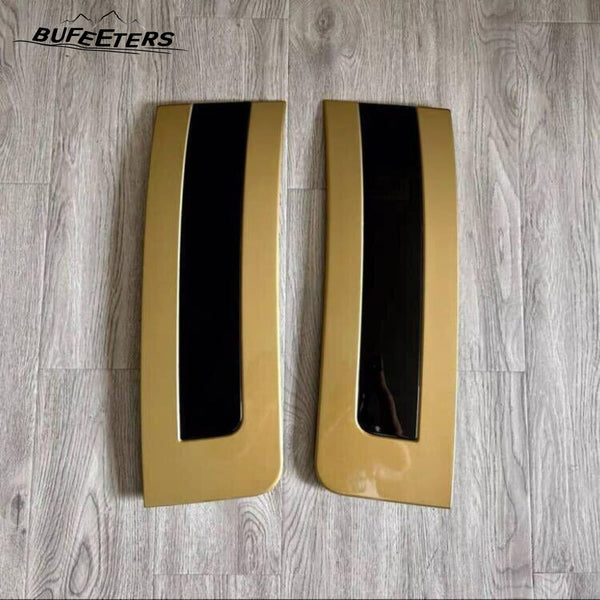 BUFEETERS Door Side Fender Vent Molding Cover Trim Fit For 2023 Land Rover Range Rover Vogue L405,Gold&Black