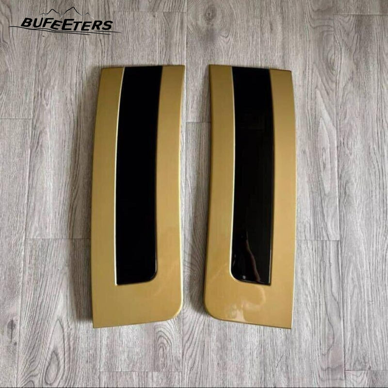 BUFEETERS Door Side Fender Vent Molding Cover Trim Fit For 2023 Land Rover Range Rover Vogue L405,Gold&Black