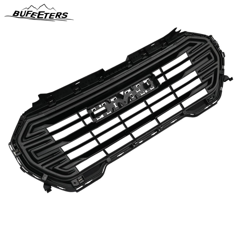 BUFEETERS  Front Bumper Upper Grille Fit For 2022 2023 GMC Terrain,Denali Style,Chrome&Black