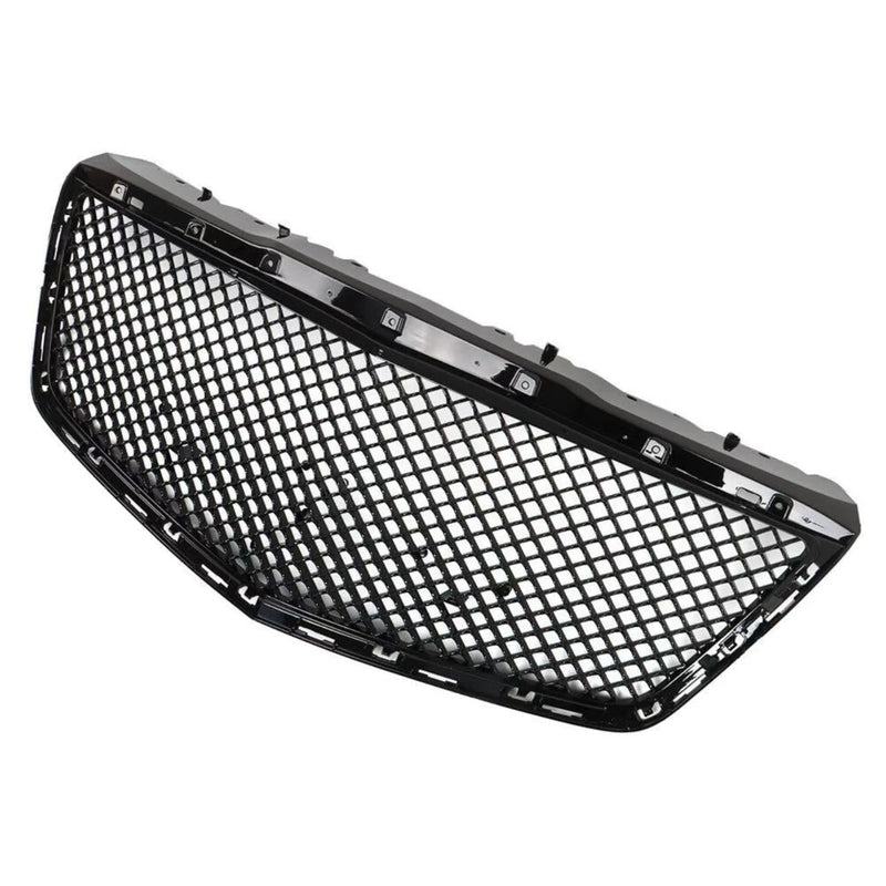 BUFEETERS  Front Bumper Hood Grille  Black Fit For 2014 2015 2016 2017 2018 2019 Cadillac CTS Sedan B Style