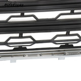 BUFEETERS  Front Bumper Lower Grille Fit For 2013 2014 2015 2016 2017 Chevy Chevrolet Traverse,Honeycomb Style,Chrome&Black