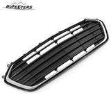 BUFEETERS Front Bumper Lower Grille Fit For 2017 2018 2019 2020 2021 2022 Chevrolet Trax,Chrome＆Black