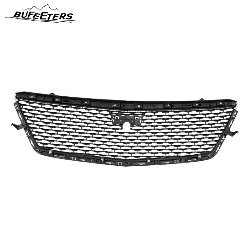 BUFEETERS  Front Bumper Upper Grille Chrome Fit For 2019 2020 Cadillac CT6,Honeycomb  Style