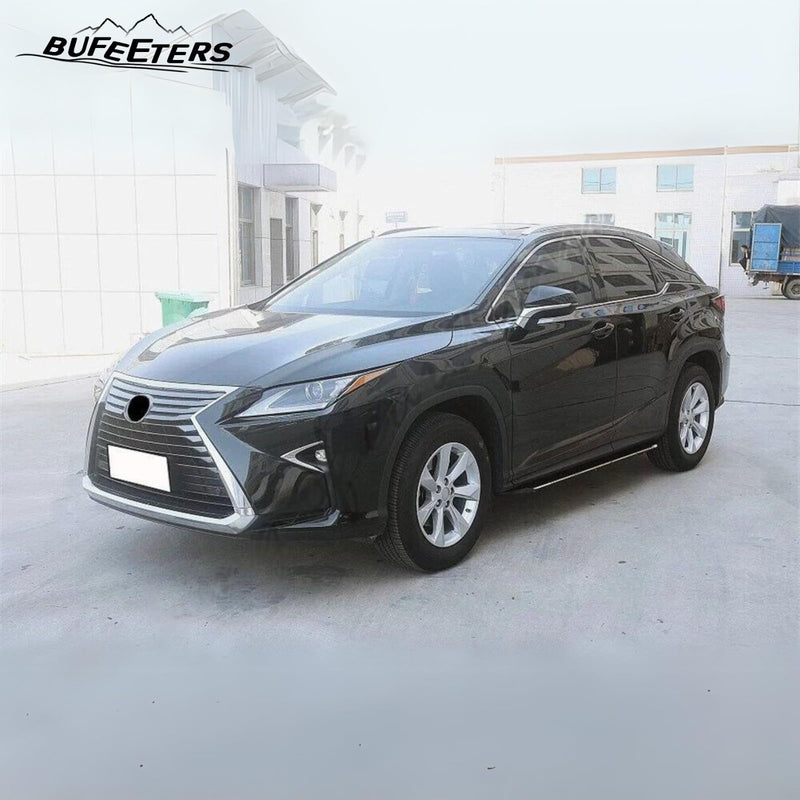 BUFEETERS Side Step Running Board Nerf Bar Fit For 2016 2017 2018 2019 2020 2021 2022 Lexus RX RX350 RX450h Sport,Black&Silver