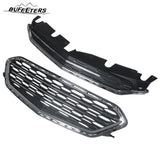 BUFEETERS Front Bumper Upper & Lower Grille Set Fit For 2016 2017 Chevrolet Equinox,Chrome&Black