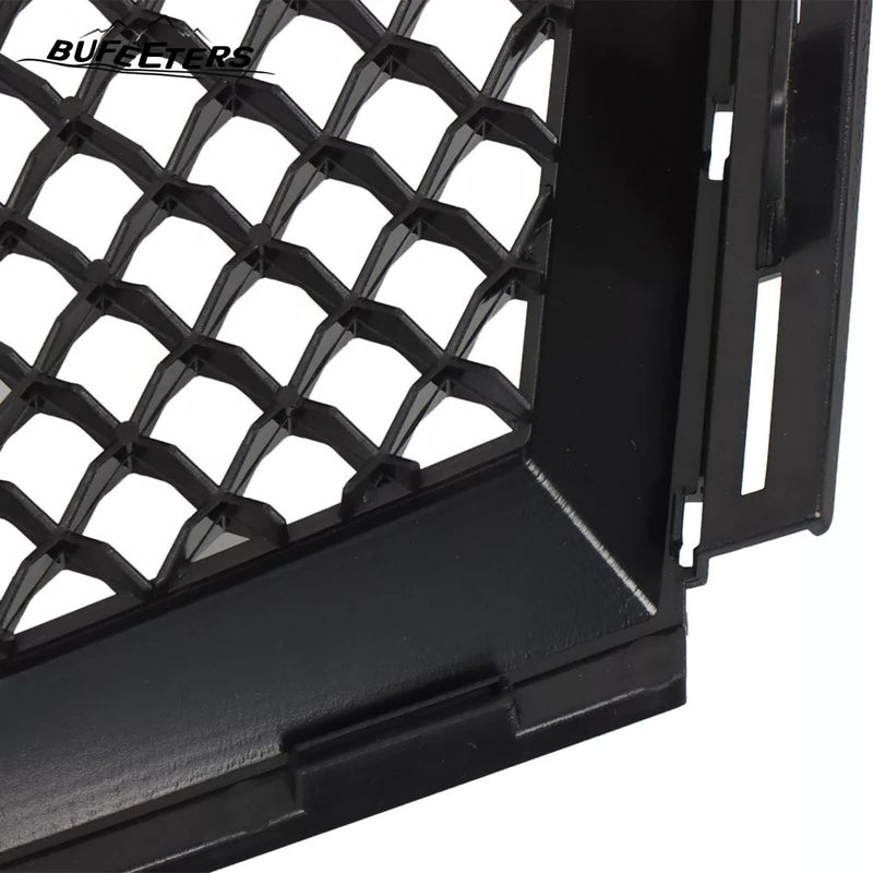 BUFEETERS  Front Bumper Upper Grille Fit For 2008 2009 2010 2011 2012 2013 Cadillac CTS,Mesh Style,Gloss Black