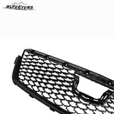 BUFEETERS  Front Bumper Upper Grille Cover Fit For 2020 2021 2022 2023 2024 Cadillac CT4,CT4-V Blackwing Style,Gloss Black