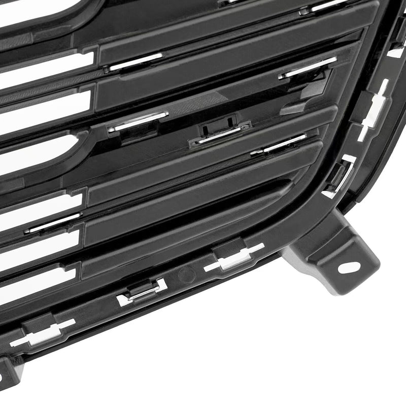 BUFEETERS   Front Bumper Upper Grille Fit For 2016 2017 2018 2019 2020 Cadillac XT5,Horizontal Billet  Style,Chrome&Black