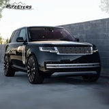 BUFEETERS Door Side Fender Vent Molding Cover Trim Fit For 2013-2022 Land Rover Range Rover Updated To 2023,Black&Silver