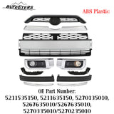 BUFEETERS  13PCS Front Bumper Grille Assembly Body Kits Fit For 2014 2015 2016 2017 2018 2019 Toyota 4Runner Limited,Factory Style,Chrome&Black