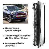 BUFEETERS Front Bumper Lower Grille With Chrome Tirm Fit For 2021 2022 2023 Toyota 4Runner Limited,Factory Style,Chrome&Black