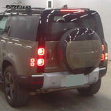 Rear Spare Tire Cover for 2020 2021 2022 2023 2024 Land Rover Defender 90/110/130 Wheel Cover,Pangea Green