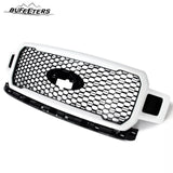 BUFEETERS  Front Radiator Grille Grill Assembly Fit For 2018 2019 2020 Ford F-150,Honeycomb  
 Style,Oxford White&Black