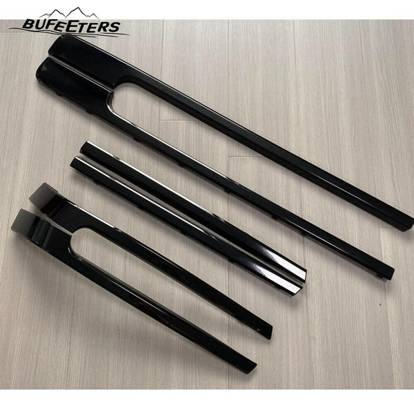 BUFEETERS Door Side Body Molding Trim Strip Kit Fit For 2013 2014 2015 2016 2017 2018 2019 2020 2021 2022 Range Rover Vogue L405,All Black