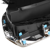 BUFEETERS  Front Upper Grille Without Camera Hole Fit For 2020 2021 2022 Lexus RX350 RX450h RX450hL F Sport,Mesh Style,Chrome&Black