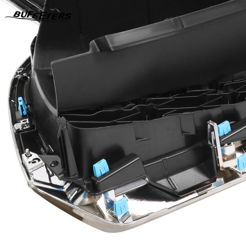 BUFEETERS  Front Upper Grille Without Camera Hole Fit For 2020 2021 2022 Lexus RX350 RX450h RX450hL F Sport,Mesh Style,Chrome&Black