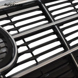 BUFEETERS  Front Bumper Upper Grille Fit For 2014 2015 2016 2017 2018 2019 Cadillac CTS,Factory Style,Nickle Pearl Chrome